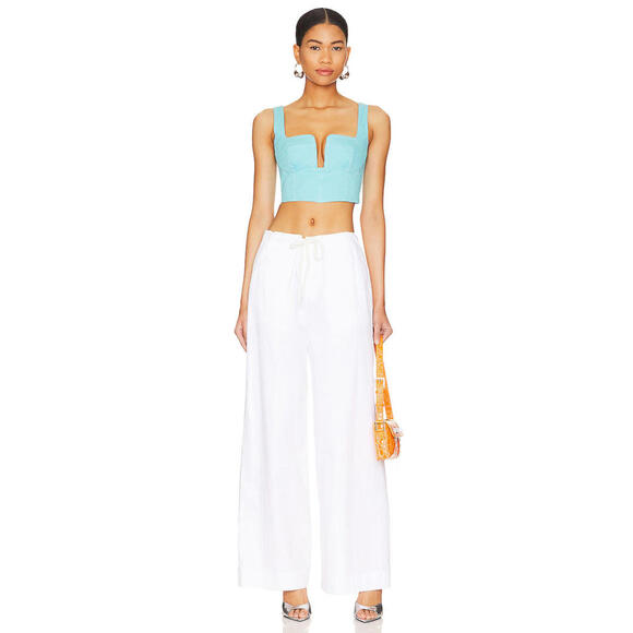 Superdown Annael Pants in white size S NWT - Picture 2 of 8